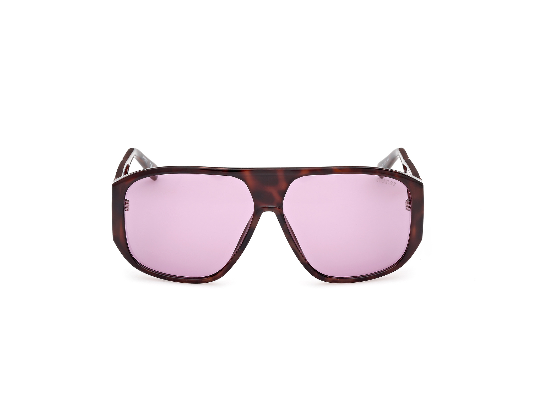 NWT Guess GU00135-52Y Dark Havana Oversized 61mm Sunglasses Guess GU00135 52Y Zonnebril - Havana en Paars - Amevista main image 2