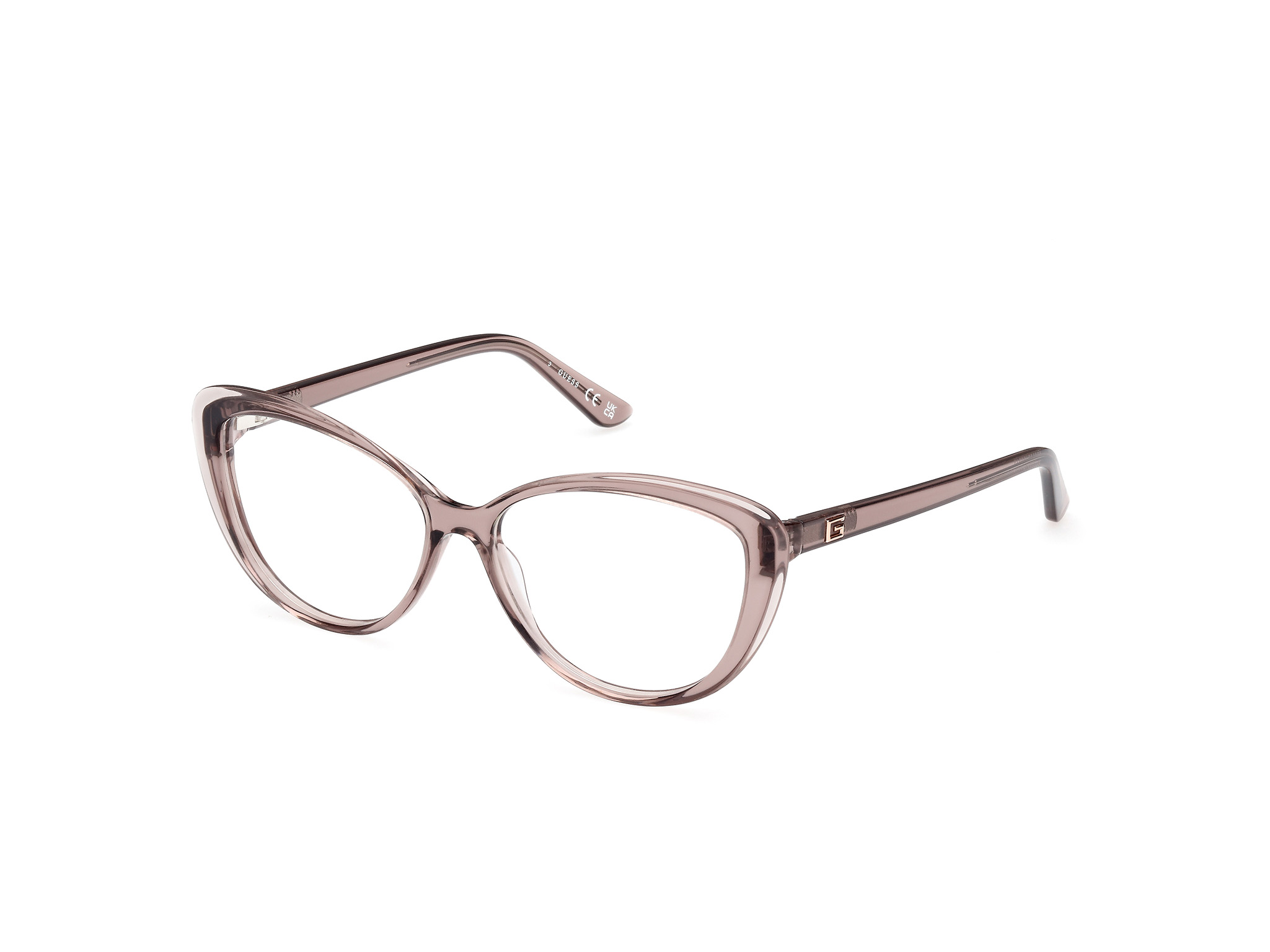 Guess GU2978 059 shiny beige 55/14/140 WOMAN Eyewear Frame