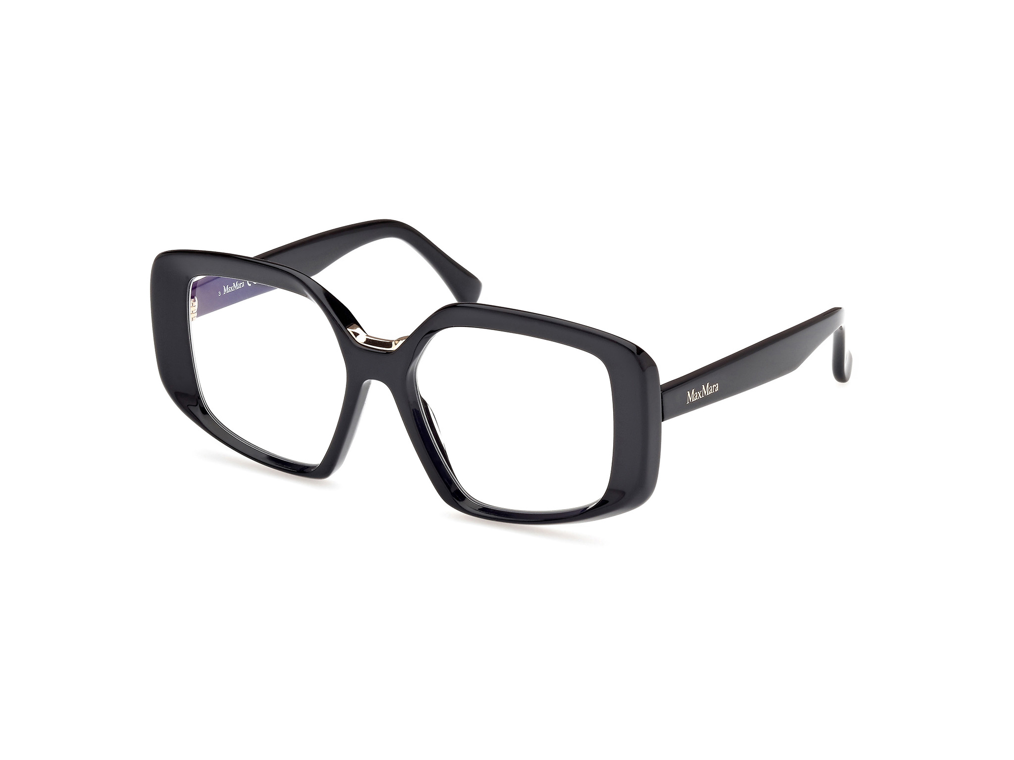 Max Mara MM5131-B 001 Geometric Eyeglasses 53mm - Black MaxMara MM5151-F-B Eyeglasses | Select Eyewear main image 4
