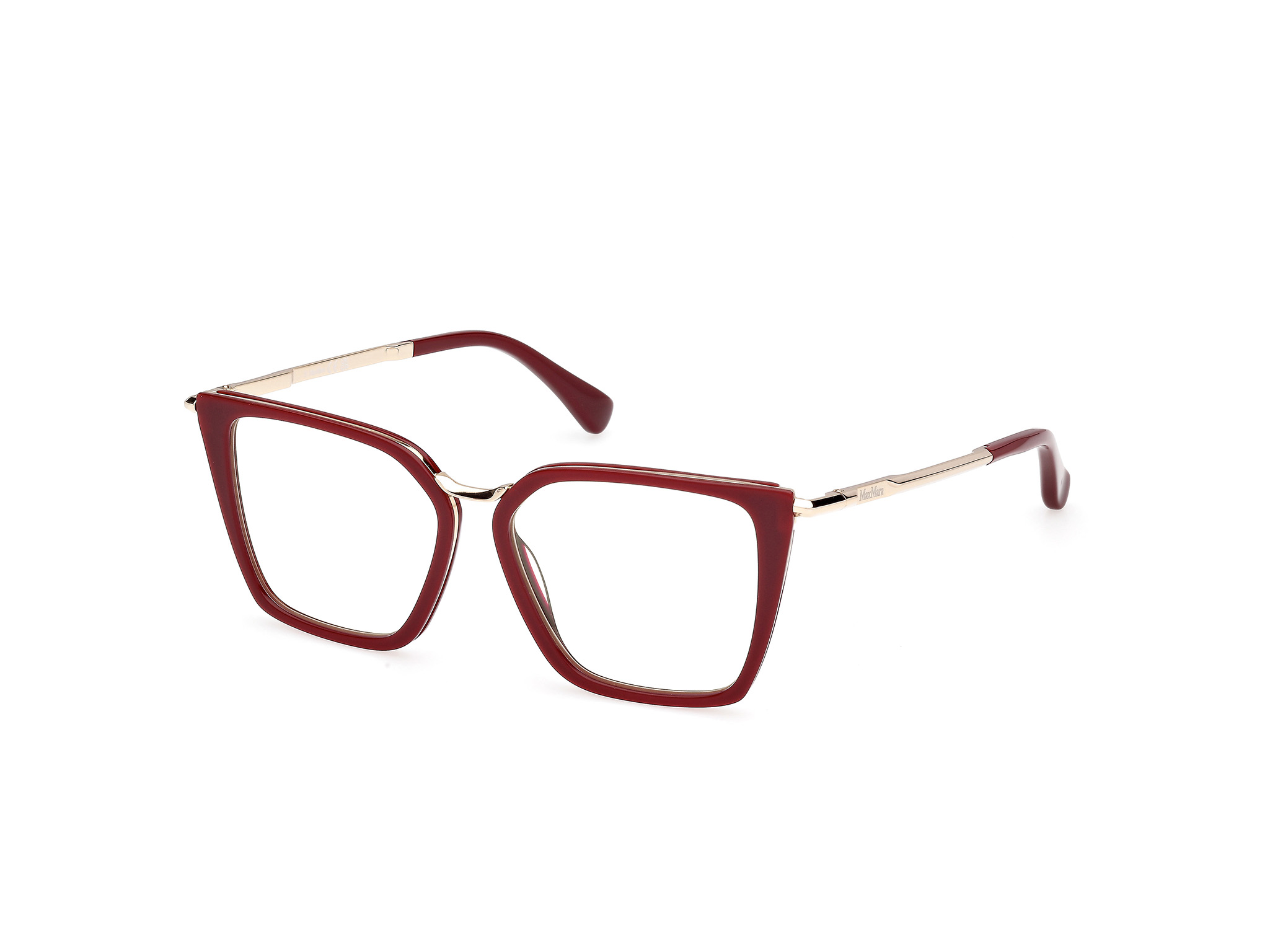 メガネ Max Mara Maxmara - MM5151-B 52069 - 069 MaxMara MM5151-B 069 bordeaux 52/14/140 Women's Eyewear