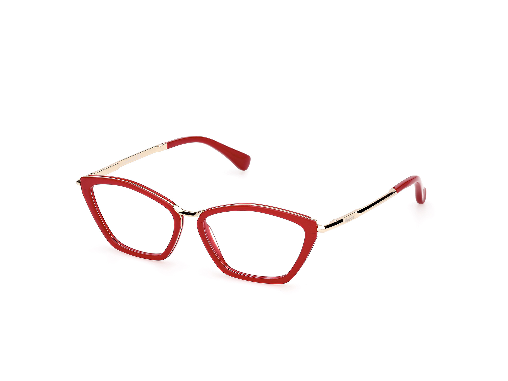 MAXMARA キャットアイクラス MM5152 066 MaxMara MM5152 066 light red 54/15/140 Women's Eyewear Frame