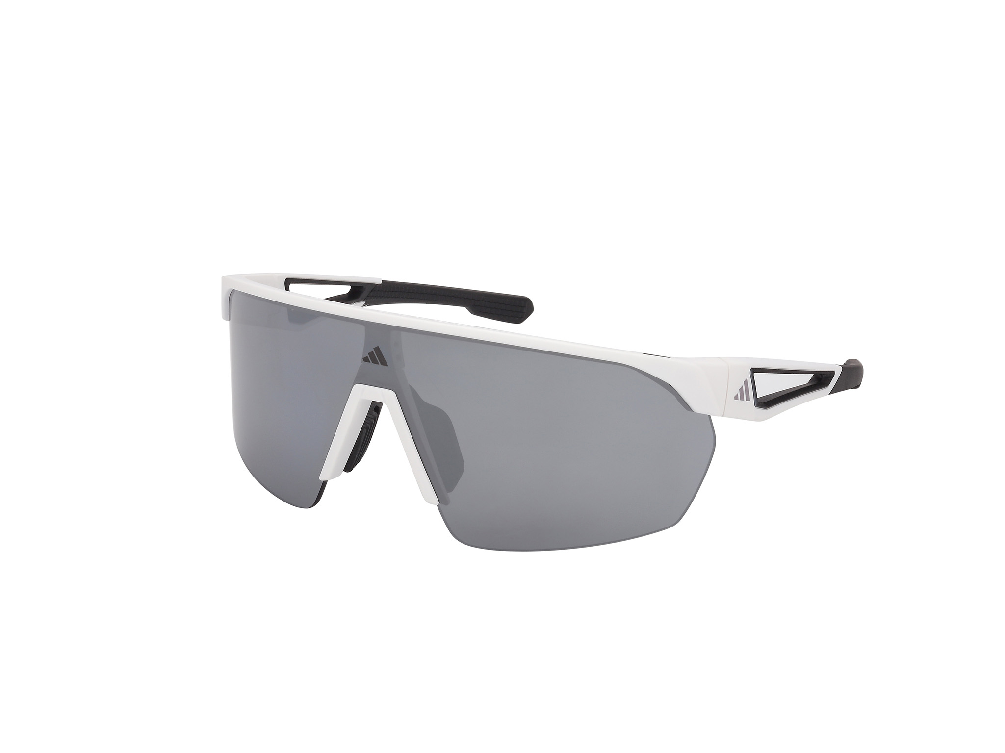 サングラス ADIDAS ORIGINALS Woman Sunglasses Silver SP0103/S 21C Adidas Sport SP0103 21C matte white 00/0/120 UNISEX